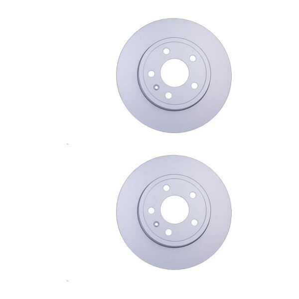 2 Brake Discs full Ø 68 mm 12 mm HELLA suitable for e.g. AUDI A4