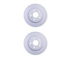 2 Brake Discs full Ø 68 mm 12 mm HELLA suitable...