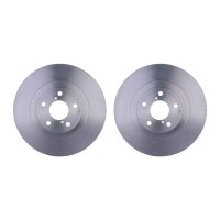 2 Brake Discs internally ventilated Ø 58 mm 24 mm...