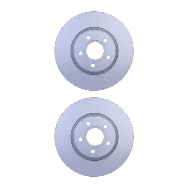 2 Brake Discs internally ventilated Ø 63.5 mm 25 mm HELLA for FORD C-MAX