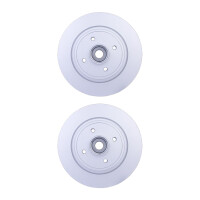 2 Bremsscheiben voll Ø 52,3 mm 11 mm HELLA passend...