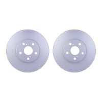 2 Brake Discs ventilated Ø 55.1 mm 28 mm HELLA for...