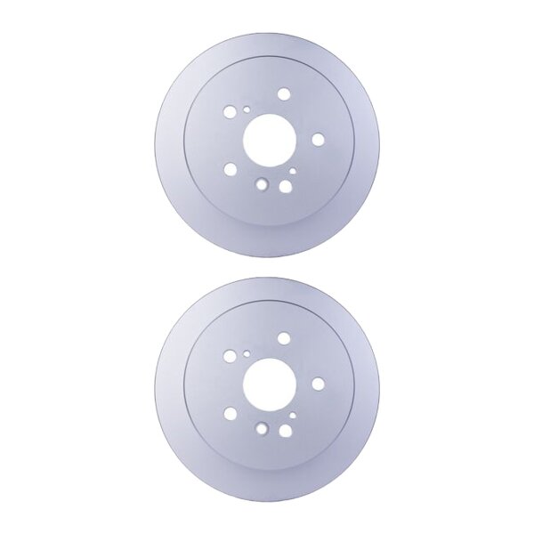 2 Brake Discs full Ø 62 mm 12 mm HELLA suitable for e.g. TOYOTA AVENSIS