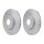 2 Brake Discs internally ventilated Ø 60 mm 22 mm HELLA for e.g. FIAT GRANDE