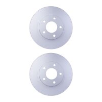 2 Brake Discs internally ventilated Ø 72 mm 24 mm...