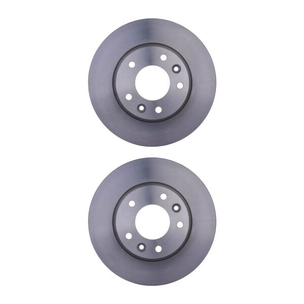 2 Brake Discs internally ventilated Ø 72 mm 26.3 mm HELLA for KIA CARNIVAL