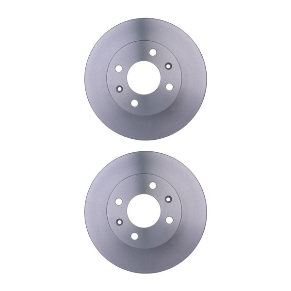 2 Brake Discs internally ventilated Ø 62.2 mm 18 mm HELLA for HYUNDAI i10