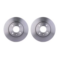 2 Brake Discs ventilated Ø 69 mm 26 mm HELLA for...