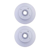 2 Bremsscheiben voll Ø 39,8 mm 10 mm HELLA passend...