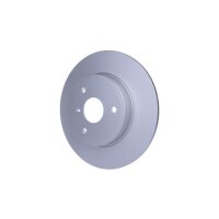 2 Brake Discs full Ø 58 mm 9.7 mm HELLA suitable for e.g. SMART FORTWO