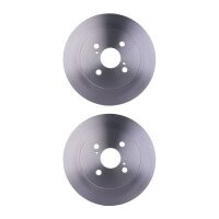2 Brake Discs full Ø 55 mm 9 mm HELLA suitable for...