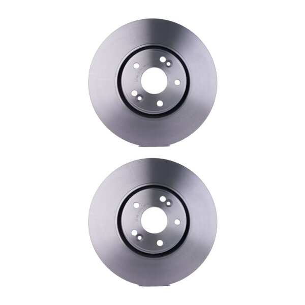 2 Brake Discs externally ventilated Ø 61 mm 28 mm HELLA for RENAULT LAGUNA