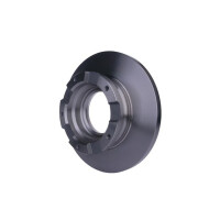 2 Brake Discs full Ø 96 mm 16 mm HELLA suitable for e.g. FORD TRANSIT