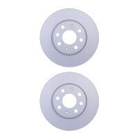 2 Brake Discs full Ø 60 mm 12 mm HELLA suitable...