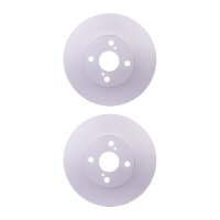 2 Bremsscheiben voll Ø 55 mm 9 mm HELLA passend...