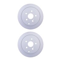 2 Brake Discs full Ø 55 mm 9 mm HELLA suitable for...