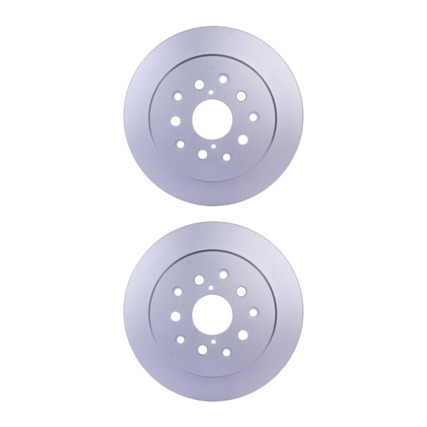 2 Bremsscheiben voll Ø 62 mm 12 mm HELLA passend für u.a. LEXUS GS
