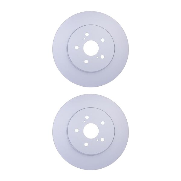 2 Brake Discs internally ventilated Ø 62 mm 28 mm HELLA fits LEXUS RX