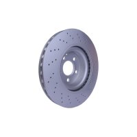 2 Brake Discs perforated Ø 67 mm 32 mm HELLA suitable for e.g. MB S-CLASS