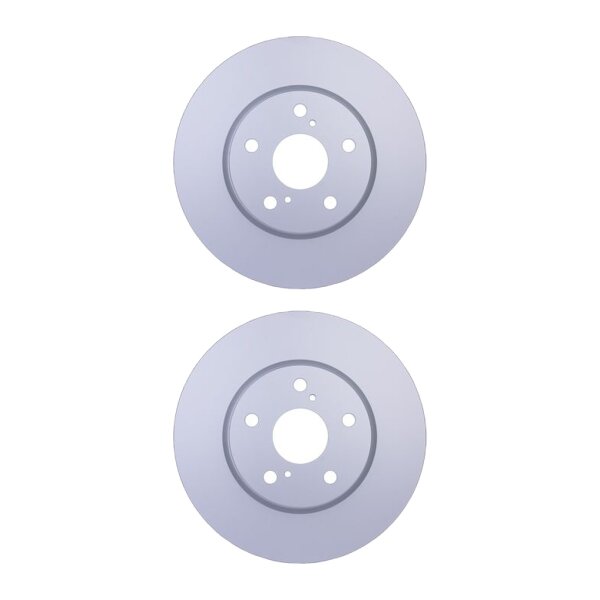 2 Brake Discs internally ventilated Ø 62 mm 28 mm HELLA for e.g. LEXUS IS