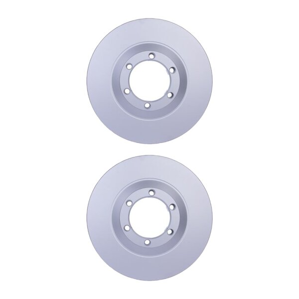 2 Brake Discs internally ventilated Ø 88 mm 27 mm HELLA for ISUZU D-MAX