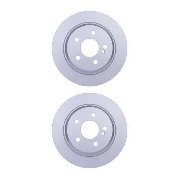2 Bremsscheiben voll Ø 67 mm 12 mm HELLA passend für u.a. MB S-KLASSE