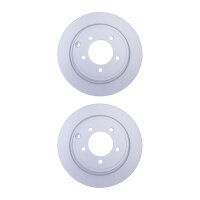 2 Brake Discs full Ø 80 mm 10 mm HELLA suitable...