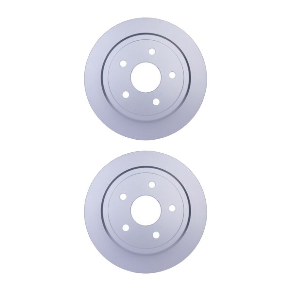 2 Brake Discs full Ø 72.1 mm 14 mm HELLA suitable for JEEP GRAND and others