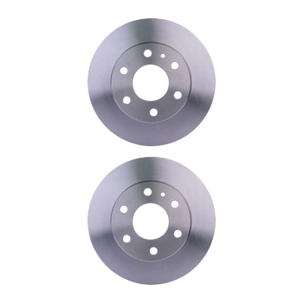 2 Brake Discs full Ø 76 mm 16 mm HELLA suitable for e.g. IVECO DAILY