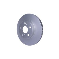 2 Brake Discs internally ventilated Ø 55 mm 22 mm HELLA for TOYOTA PRIUS