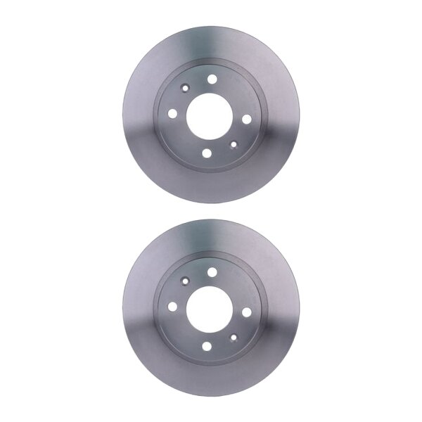 2 Brake Discs internally ventilated Ø 62.2 mm 18 mm HELLA for HYUNDAI i10