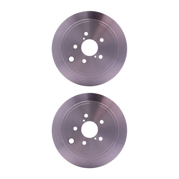 2 Brake Discs full Ø 58 mm 10 mm HELLA suitable for e.g. SUBARU FORESTER