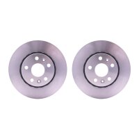 2 Brake Discs externally ventilated Ø 61 mm 24 mm...