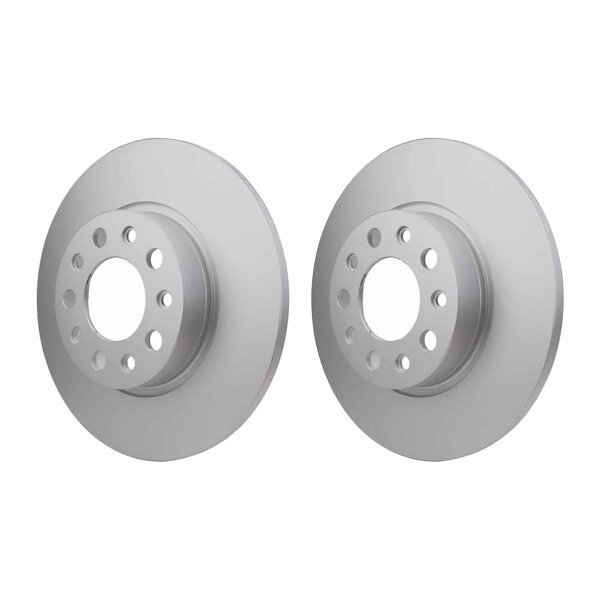 2 Brake Discs full Ø 70 mm 12 mm HELLA suitable for e.g. JEEP RENEGADE