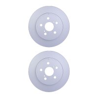 2 Brake Discs full Ø 55 mm 9 mm HELLA suitable for...