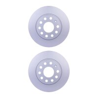 2 Brake Discs full Ø 65 mm 10 mm HELLA suitable...