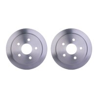 2 Bremsscheiben voll Ø 72,1 mm 12 mm HELLA...