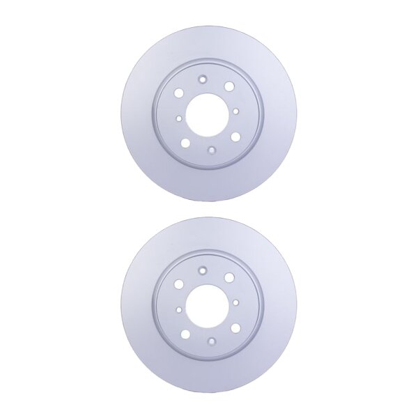 2 Brake Discs internally ventilated Ø 60 mm 22 mm HELLA for SUZUKI SWIFT