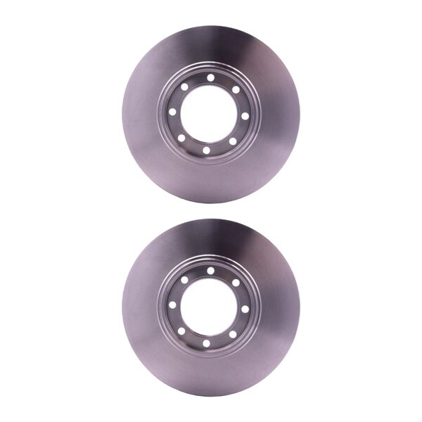 2 Brake Discs internally ventilated Ø 84 mm 24 mm HELLA for IVECO DAILY