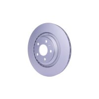 2 Brake Discs externally ventilated Ø 68 mm 22 mm HELLA for e.g. AUDI A6