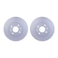 2 Brake Discs full Ø 59 mm 12 mm HELLA suitable...