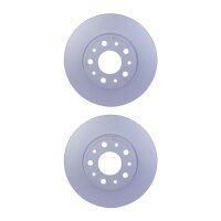 2 Brake Discs full Ø 59 mm 10 mm HELLA suitable...