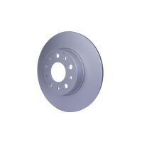 2 Brake Discs full Ø 59 mm 10 mm HELLA suitable for e.g. FIAT TIPO