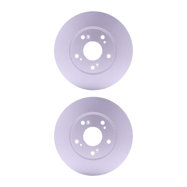 2 Brake Discs internally ventilated Ø 64.2 mm 23 mm HELLA for HONDA CIVIC