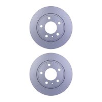 2 Bremsscheiben voll Ø 70 mm 10 mm HELLA passend...