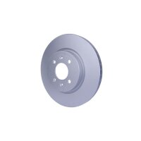 2 Brake Discs internally ventilated Ø 62.2 mm 22 mm HELLA for e.g. KIA RIO
