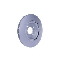 2 Brake Discs internally ventilated Ø 62.2 mm 22 mm HELLA for e.g. KIA RIO