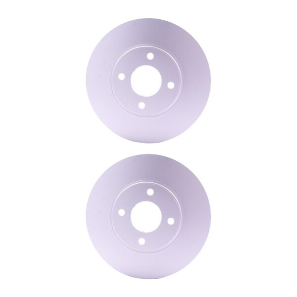 2 Brake Discs internally ventilated Ø 61 mm 22 mm HELLA for e.g. NISSAN NOTE