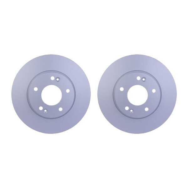 2 Brake Discs internally ventilated Ø 69 mm 23 mm HELLA for e.g. KIA CEED