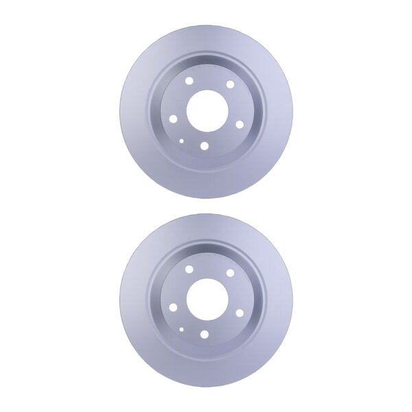 2 Brake Discs full Ø 68 mm 10 mm HELLA suitable for e.g. MAZDA CX-5